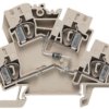 Component terminal block, spring balancer connection, 0.5-4.0 mm², 1 A, 8 kV, dark beige, 8670520000