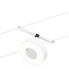 Lampa do systemu kablowego, niskonapięciowego Paulmann WS DC Circle biały (matowy), chrom 400 lm