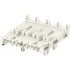 Socket housing, 8 pole, straight, 1 row, natural, 1903988-4
