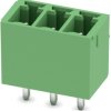 Pin header, 3 pole, pitch 3.81 mm, straight, green, 1803439