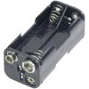 Goobay 11990 Battery Tray 4x AAA Stud/Socket 54.5x26x24.5mm