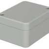 PC enclosure, (L x W x H) 65 x 50 x 35 mm, light gray (RAL 7035), IP66, 02206094