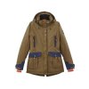 Kurtka parka, OMESSA, rodzaj Damski, L, Poliester, Khaki