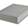Obudowa; do przyrządów; pulpitowa; G738A; ABS; 140mm; 110mm; 35mm; jasnoszary; zaślepki aluminiowe; Gainta; RoHS