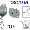 Tranzystor 2SC2365; NPN; 600/500V; 6A; 50W; TO3