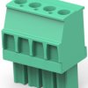 PCB terminal, 4 pole, pitch 3.81 mm, AWG 30-14, 11 A, cage clamp, green, 1986375-4