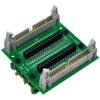 CZH-LABS DIN Rail Mount IDC40 2x20Pin 0.1" Pitch(2.54mm) Header Diagnostic Test Breakout Board.