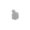 WAGO 2002-541 Modular TOPJOB®S Connector End Plate for 2002 Series Grey