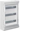 Rozdzielnica hermetyczna natynkowa 54 modułowa 3x18M drzwi transparentne UV z przetłoczeniami IP65 vector outdoor VE318PN HAGER