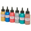 Colourcraft Metallic Fabric Paints (6 x 300ml Bottles)