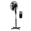 Wentylator podłogowy z pilotem 40W czarny VO0606 VOLTENO