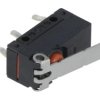 Mikroprzełącznik SNAP ACTION z dźwignią SPDT 2A/125VAC Poz 2 D2FD-2L1-1T