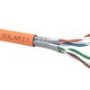Kabel instalacyjny Solarix CAT7A SSTP LSOHFR B2ca s1 d1 a1 1200 MHz szpula 500 m SXKD-7A-1200-SSTP-LSOHFR-B2ca