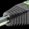 65396 DC 2.1 x 5.5 mm plug > 2-pin terminal block