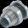 09 3112 81 04 Flange socket M5, series 707, 4-pin, unshielded, Screwable, IP67