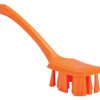 Szczotka do szorowania, dł. włosia: 37mm, Twardy, Pomarańczowy, PET, zastosowanie: Czyszczenie przemysłowe, Szczotka