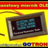 33V/3A Panelowy miernik napięcia, prądu, mocy, temperatury, czasu, energii, pojemności naładowania