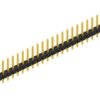 Pin header, 30 pole, pitch 2.54 mm, straight, black, SLLP111230G
