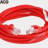 Patch cord UTP kat.5e CCA 3,0m czerwony 5P31