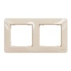 SEDNA DESIGN & ELEMENTS Ramka 2 podwójna beżowa SDD312802 SCHNEIDER ELECTRIC