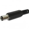 DC 2.1/5.5 mm Male Plug for Cable - Short - 10 pcs