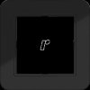 WAD7100BG 1-way frame, C.1, night black, glossy