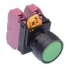 YW1B-A1E02G Green 22mm Maintained Push Button Switch 2NC IP65 IDEC