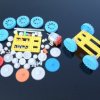 77 pcs Gear Construction Educational Kit - with Class 130 Motor - DIY