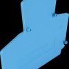 1059180000 End plate Klippon® Connect, W-Series blue