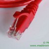 Patchcord UTP kat.6 (klasa E) linka czerwony dł.20m kabel nieekranowany LAN RJ4