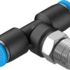 Złączka pneumatyczna Wciskane 4 mm Wciskane 4 mm Festo Adapter gwintowany teowy R 1/8 męskie
