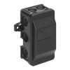 Puszka odgałęźna 90x45x40 IP54 CZARNA klik elektryczna 400V ORNO