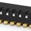 DIP switche, On-Off, 10 pole, straight, 0.025 A/24 VDC, 2-2319764-0