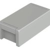 Bopla BA 241309-7035 (00115235) - obudowa aluminiowa bez wgłębienia w pokrywie z uszczelką neoprenową (259 x 128 x 90 mm)