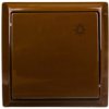 Bis Przycisk /Światło/ Brązowy Łn-5B/24