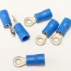 Konektor izolowany oczkowy niebieski 3,2mm