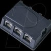 71400-6SET ISDN S0 bus splitter, 1-6, black