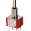 Przełącznik (Wł.)-wył.-(wł.) średnica wycięcia 6.35mm DPDT TE Connectivity Płytka drukowana długość przełącznika 10.41mm