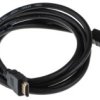 Zespół Cyfrowych Kabli Wideo I Monitorowych 2M Wtyk Hdmi To Wtyk Hdmi Czarny