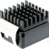 Heatsink, (L x W x H) 21 x 21 x 6 mm, 16 K/W, black anodized, THL-HS1