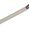 Przewód; sterowniczy; H03VV-F (OMYo); 2x1,50mm2; linka; Cu; biały; okrągły; PVC; 6,9mm; 300/300V; Zamel Cet; RoHS
