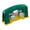 Zacisk ochronny 2x35 mm2 żółto-zielony z pokrywą na szynę TH35 E.4121P PAWBOL
