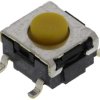 Klosz do przycisku dotykowego SPST 50 mA przy 24 V DC IP64 4.3mm 0.8mm Przewlekany