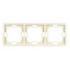 Ramka potrójna beżowa BMR3/12 Simon Basic Kontakt-Simon