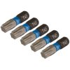Draper Expert 05497 TX-STAR® Impact S/Driver Bits T40x25mm 1/4" Hex 5Pc