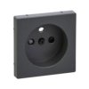 MERTEN SYSTEM M Płytka czołowa gniazda z uziemieniem z przesłonami antracyt MTN2530-0414 SCHNEIDER ELECTRIC