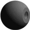 Ball knob, 4 mm, plastic, black, Ø 4 mm, H 15 mm, 107 0416 699 15