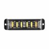 Lampa stroboskopowa LED 6x3W LW0057 12/24V R10 R65 IP65 pomarańczowa ostrzegawcza