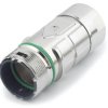 Plug, screw connection, screw locking, straight, 72064010