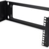 Patch holder, steel, (W x H) 505 x 195 mm, 4 U, black, for wall mounting, DN-19 PB-4U-SW